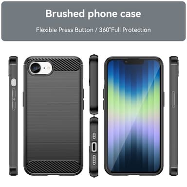 Hiilikuiturakenteinen TPU-kansi iPhone 16e