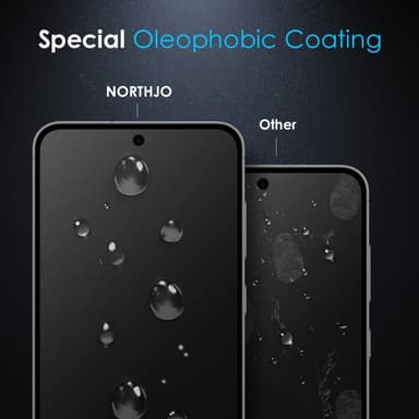 NORTHJO Samsung Galaxy S25 Privacy Näytönsuoja Karkaistu Lasi Anti-Spy