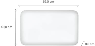 Mill Invisible Wi-Fi Gen4 lämpöpaneeli PA700WIFI4 (valkoinen)