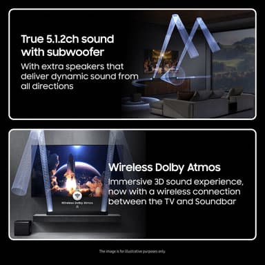 Samsung 5.1.2-kanavainen HW- Q810F soundbar (musta)