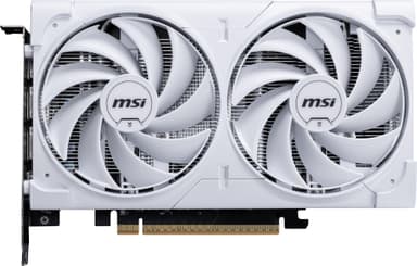 MSI Nvidia GeForce RTX 5060 VENTUS 2X OC 8 GB näytönohjain (valkoinen)