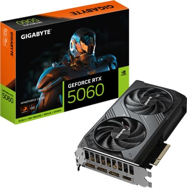 Gigabyte GeForce RTX 5060 WINDFORCE OC 8G näytönohjain