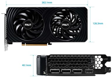 PALIT GeForce RTX 5060 Dual 8 GB GDDR7 näytönohjain