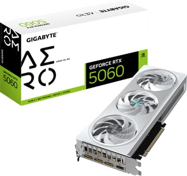 Gigabyte GeForce RTX 5060 AERO OC 8G näytönohjain