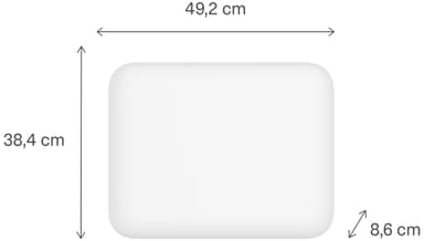 Mill Invisible Wi-Fi Gen4 lämpöpaneeli PA400WIFI4 (valkoinen)