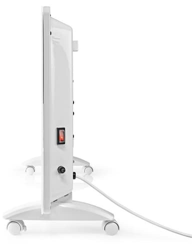 Nedis SmartLife Konvektiolämmitin | Wi-Fi | Sopii kylpyhuoneeseen | Lasipaneeli | 2000 W | 2 Lämpöasetusta | LED | 15 - 35 °C | Säädettävä termostaatti | Valkoinen