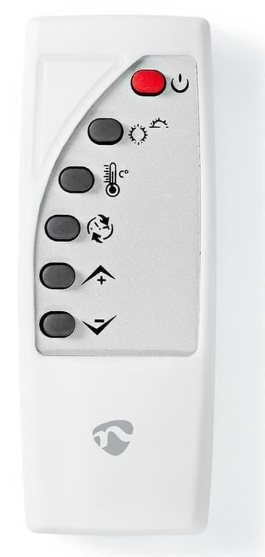 Nedis SmartLife Konvektiolämmitin | Wi-Fi | Sopii kylpyhuoneeseen | Lasipaneeli | 2000 W | 2 Lämpöasetusta | LED | 15 - 35 °C | Säädettävä termostaatti | Valkoinen