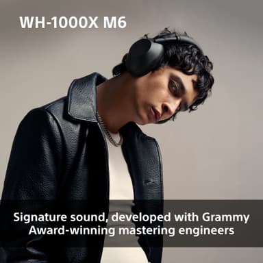 Sony WH-1000XM6 langattomat around-ear kuulokkeet (musta)