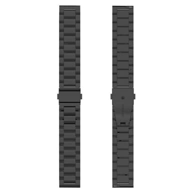H-Link Titaani kellon ranneke Garmin Forerunner 570 (47mm) - Musta