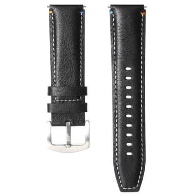 Nahkainen kellon ranneke Garmin Forerunner 570 (47mm) - Onyx black