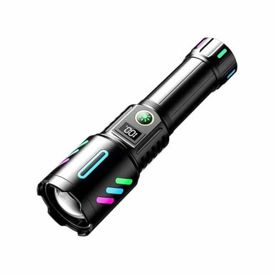 20 W Valkoinen Laser Taskulamppu Lahjapakkaus - 26650 3000 mAh Akku ...