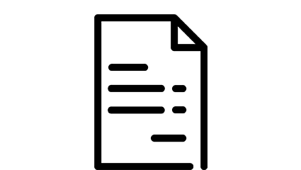 Lasku -mustavalkoikoni