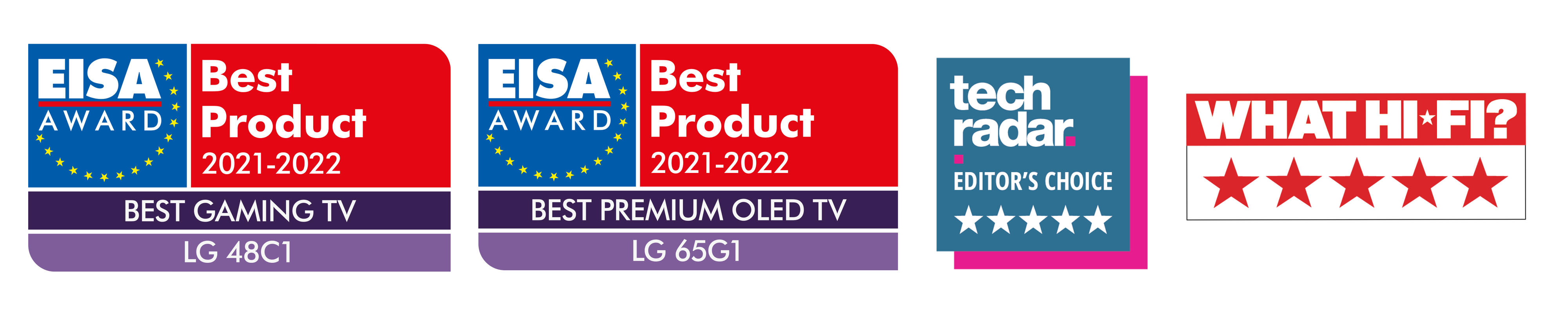 LG OLED on voittanut useita arvostettuja palkintoja.