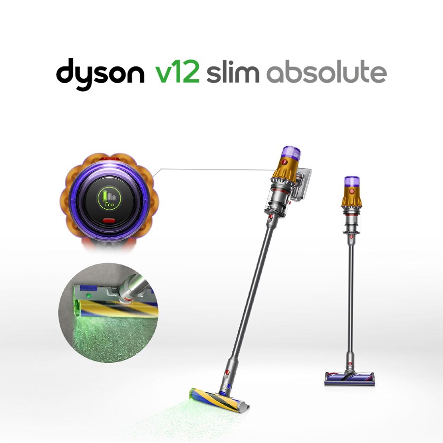 Kaksi Dyson V12 Slim Absolute -varsi-imuria