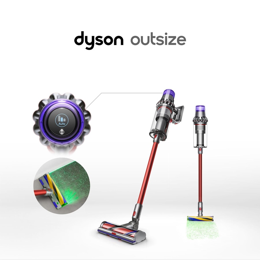 Kaksi Dyson Outsize -varsi-imuria