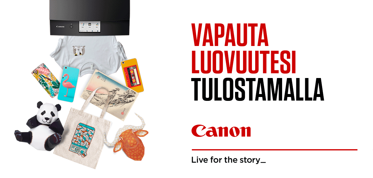 Canon - vapauta luovuutesi tulostamalla - Live for the story...