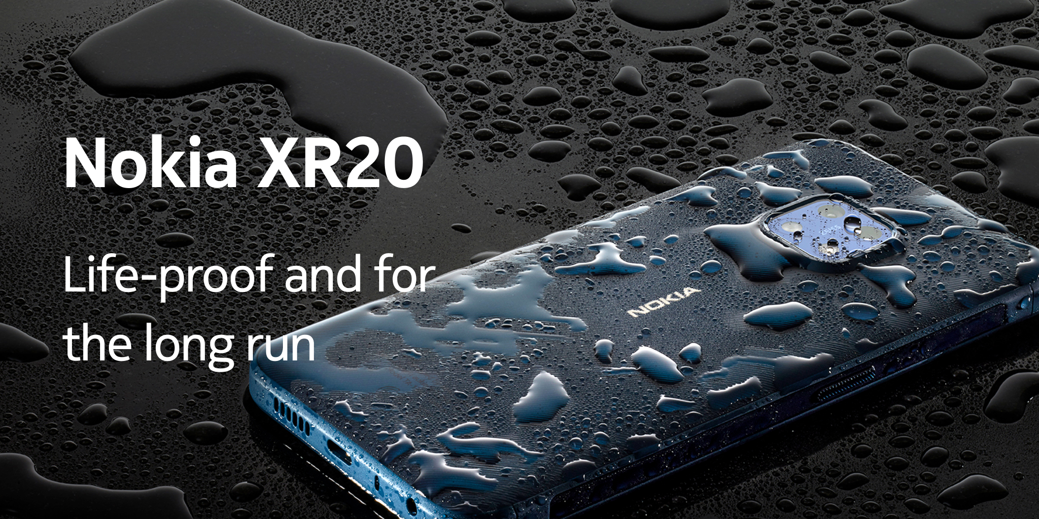 Nokia - Märkä Nokia XR20 -puhelin