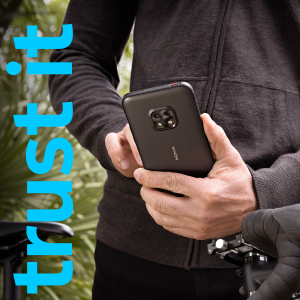 Nokia XR20 - trust it -tekstillä