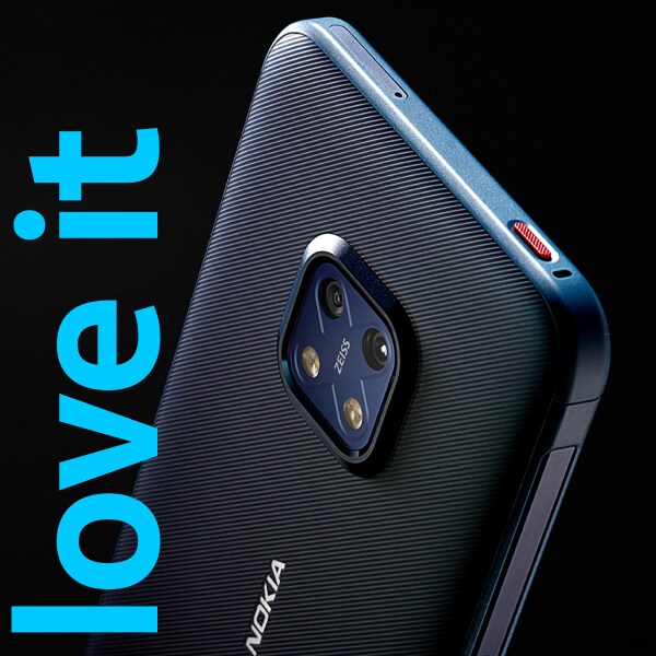 Nokia XR20 - love it -tekstillä