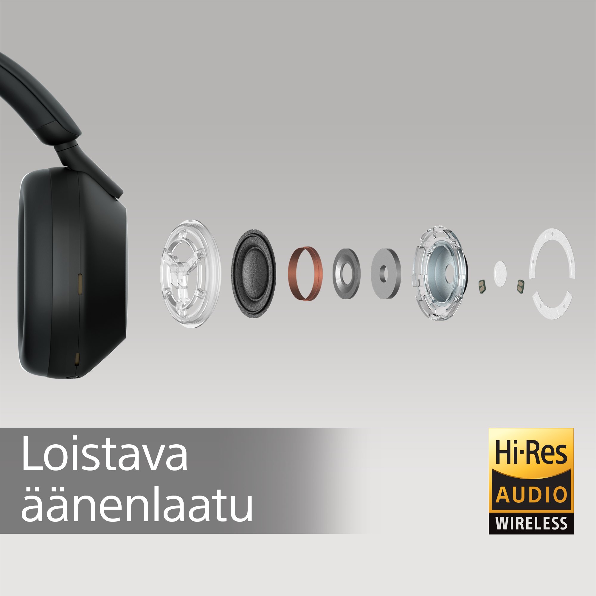 Loistava äänenlaatu