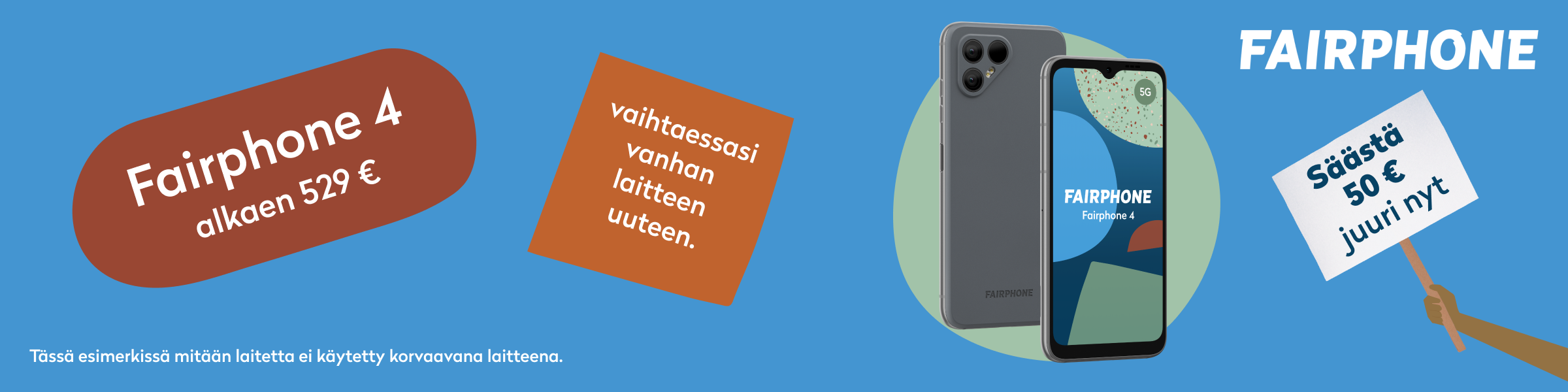 Fairphone Trade In -banneri