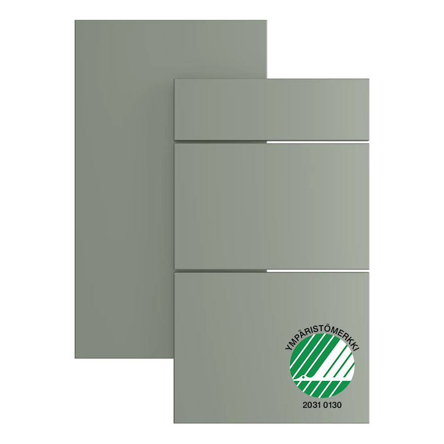 Epoq Trend Sage -etulevy ja Joutsenmerkin logo