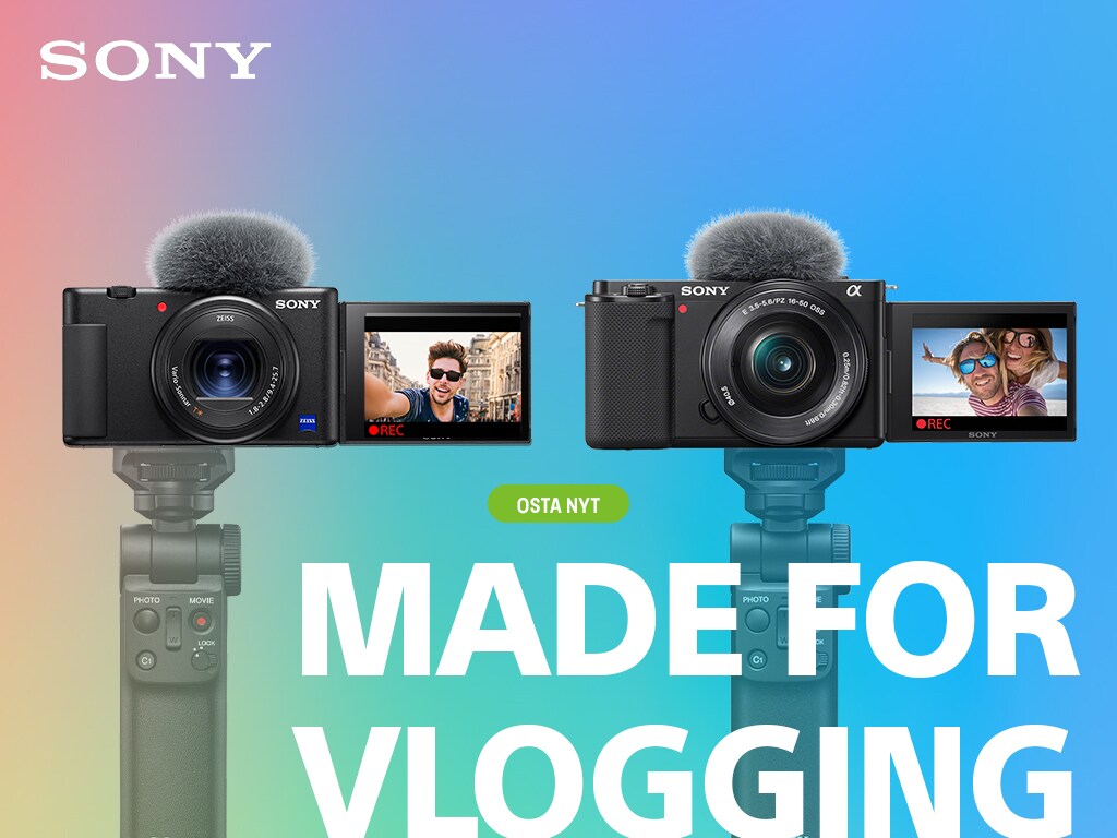 Sony ZV-1 and ZV-E10 camera 