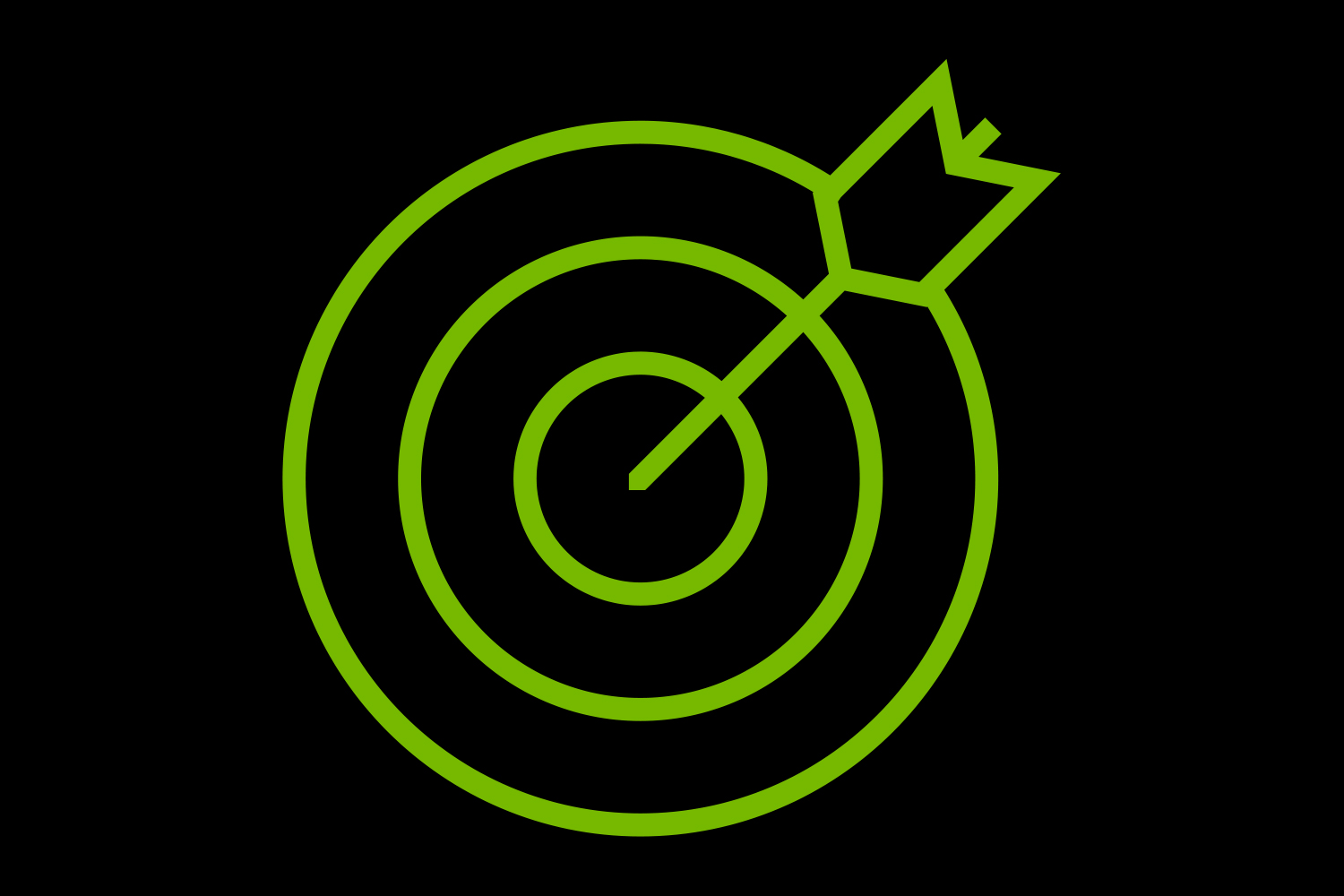 Kuvituskuva, jossa NVIDIA Reflex -tekniikan symboli