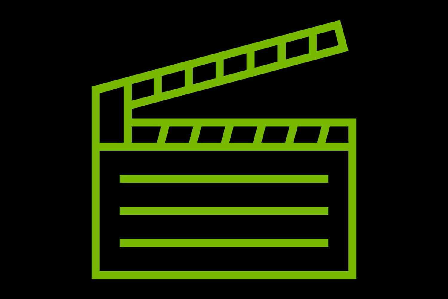 NVIDIA Studio -ohjelmiston symboli