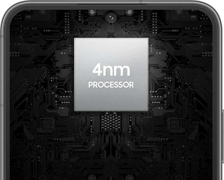 Samsung Galaxy S22 puhelimen 4nm prosessori