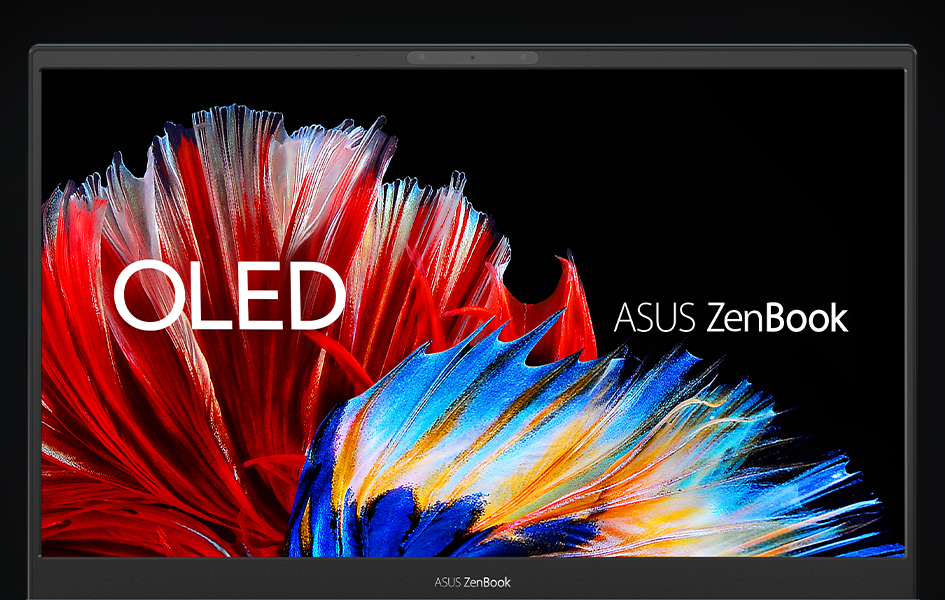 Zenbook 13:ssa on FHD NanoEdge OLED -näyttö