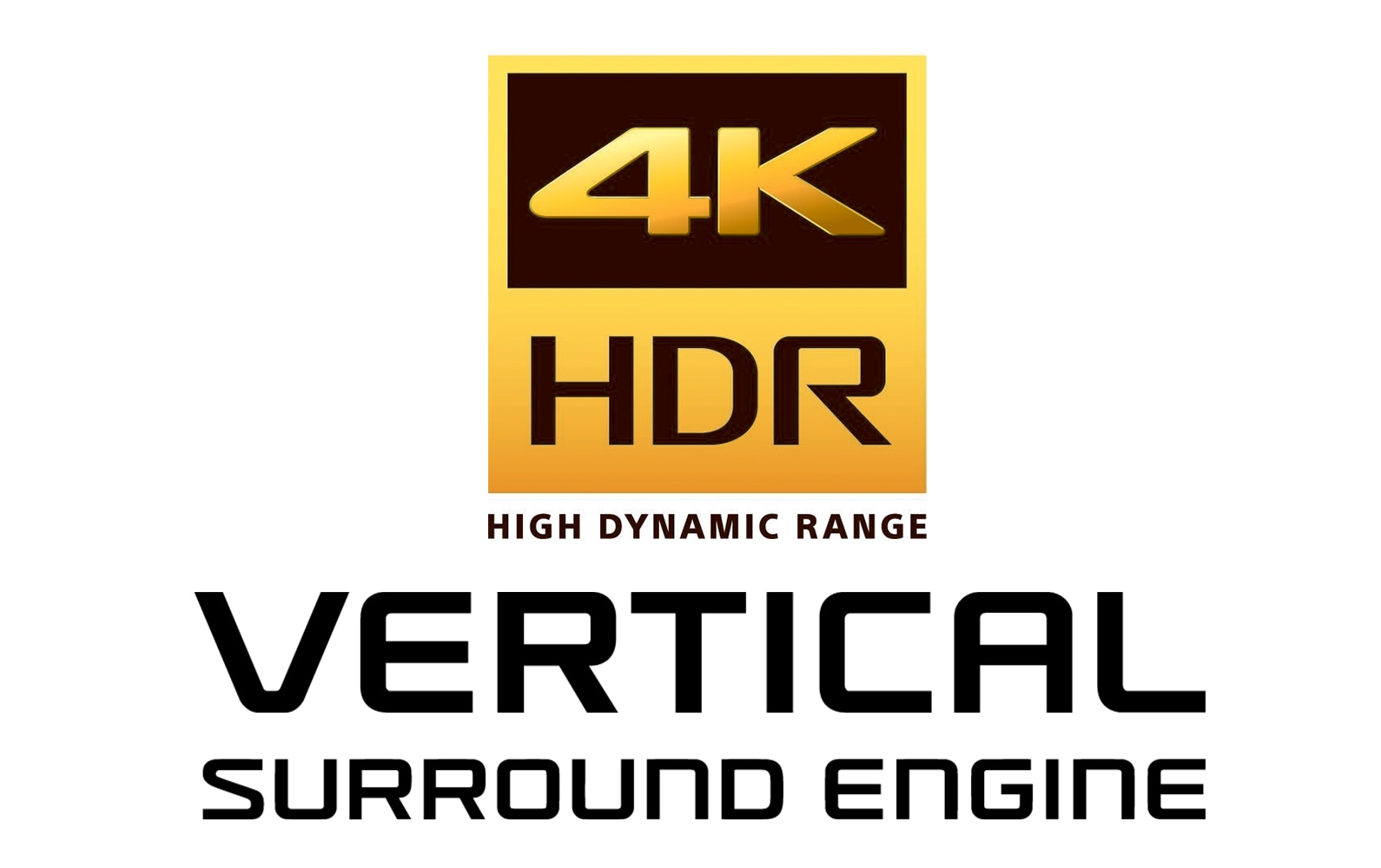 4K HDR - Vertical surround engine