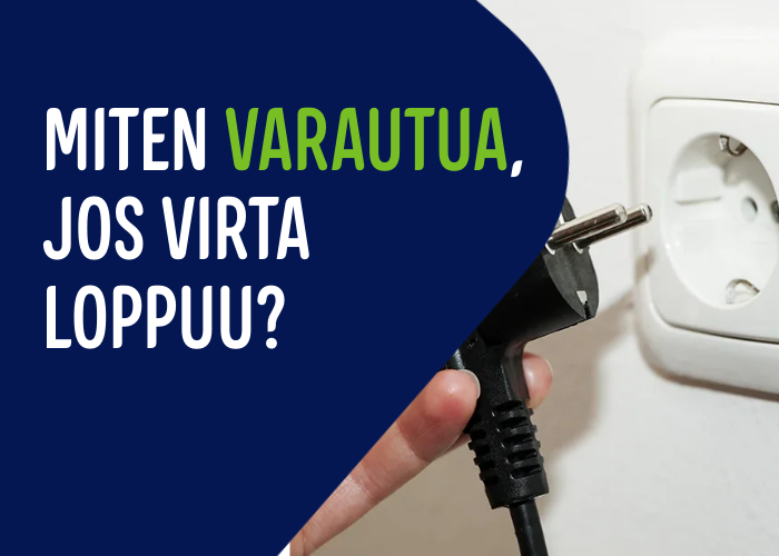Kuinka varautua sähkökatkoihin?