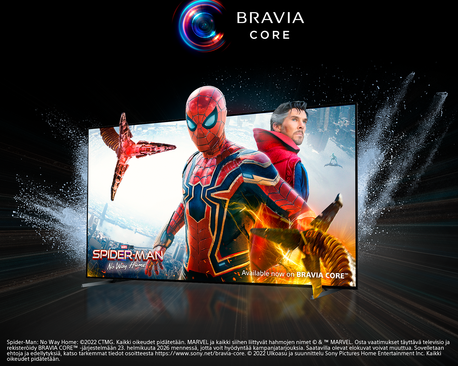 Sony A80L ja Bravia Core