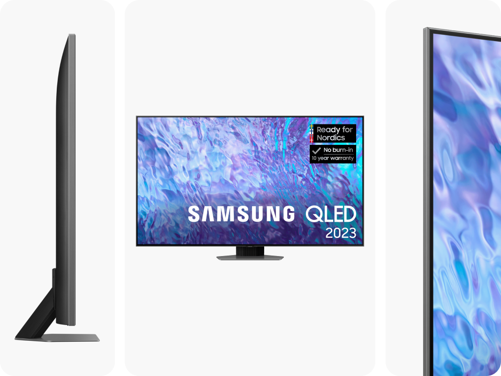 Samsung - TV - Samsung QLED Q80C -kuvakollaasi