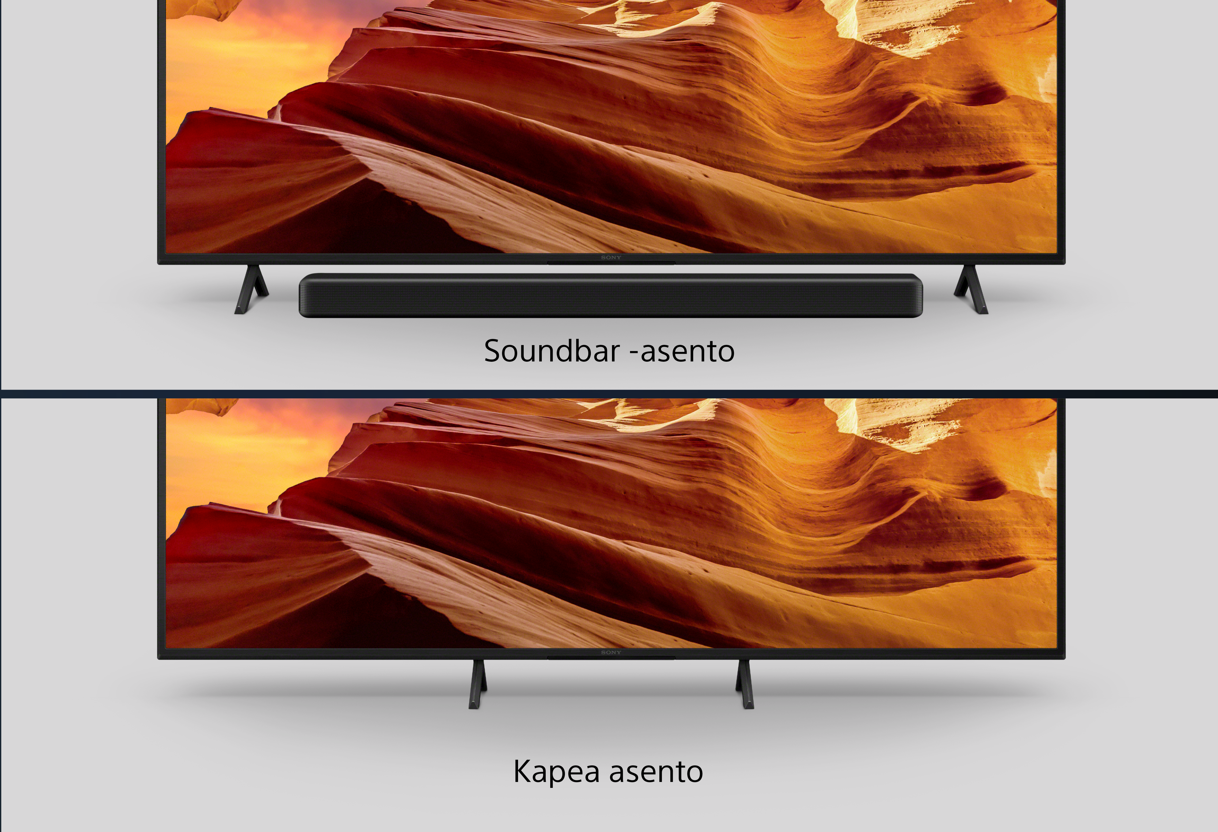 Sony X75WL TV-jalustan asento