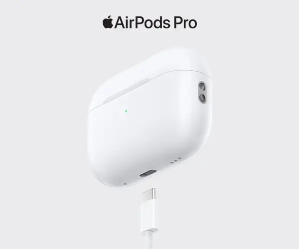 AirPods Pro (2. sukupolvi): Lataa MagSafe-latauskotelo USB‑C-liittimellä