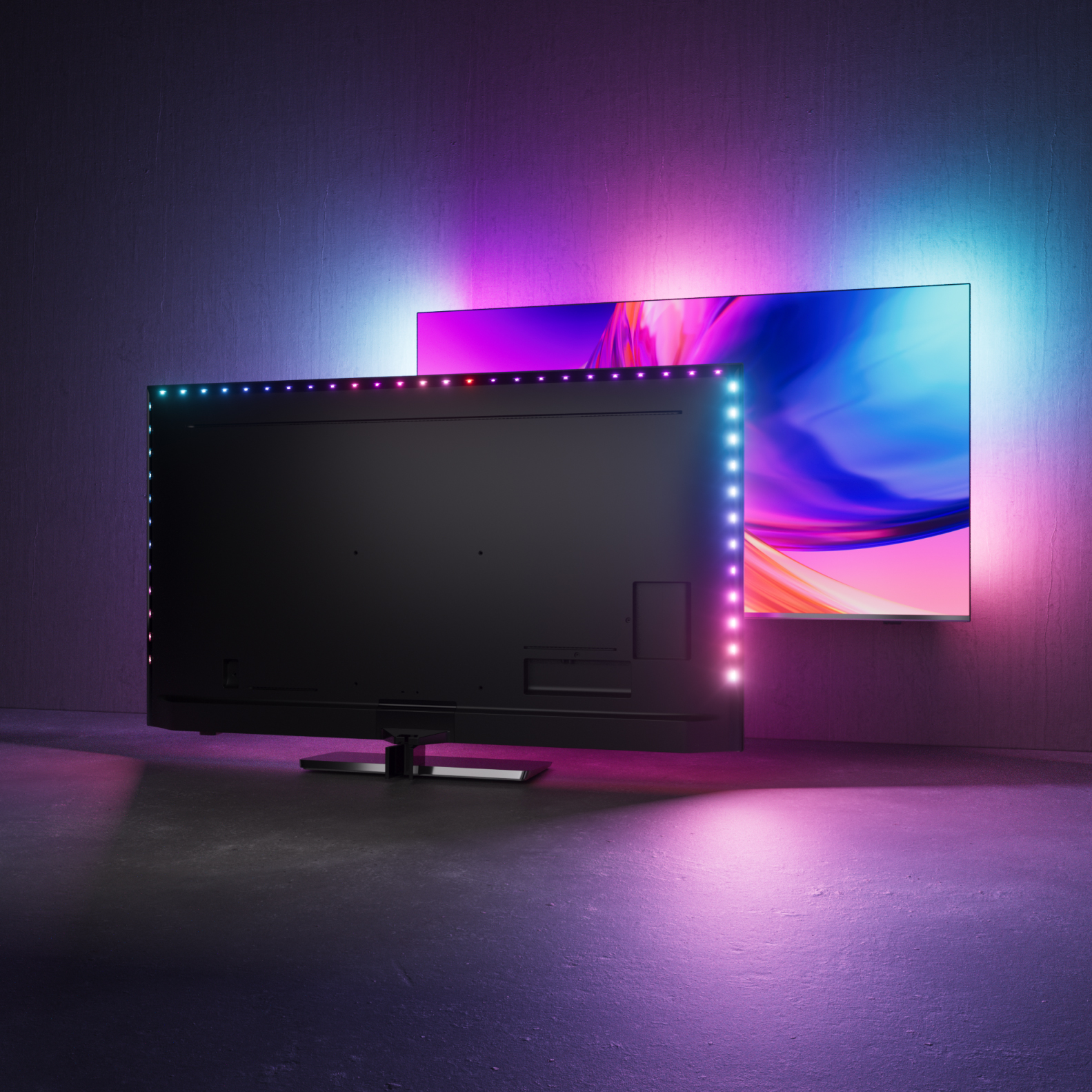 Philips PUS8808 -televisio ja Ambilight-valaistus