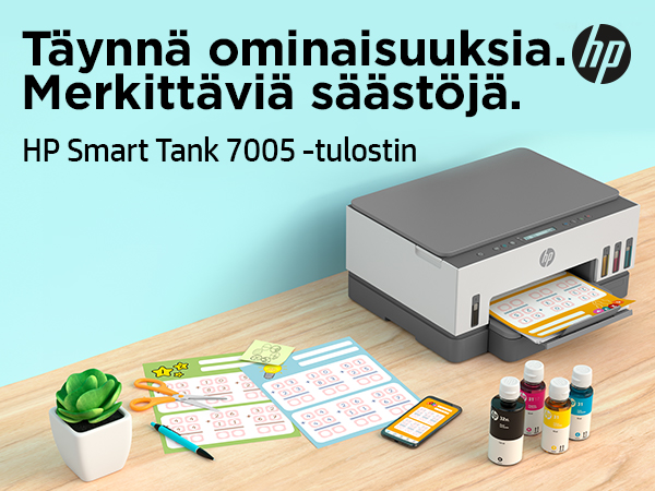 HP Smart Tank 7005: merkittäviä säästöjä antava tulostin täynnä ominaisuuksia