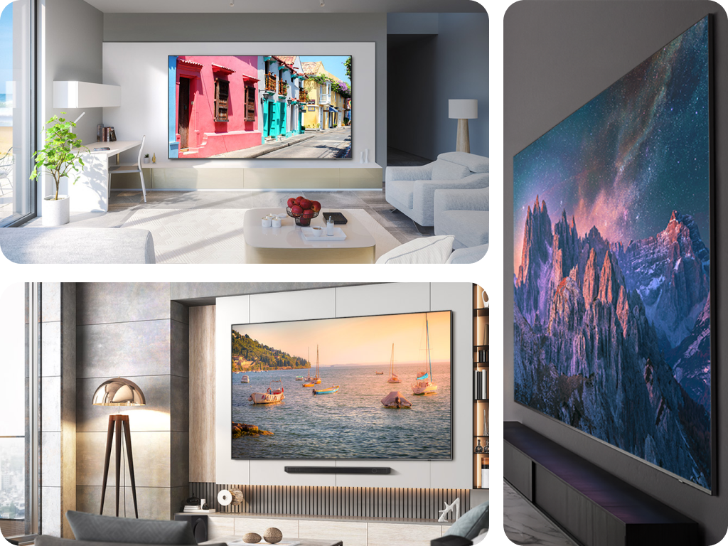 Samsung QLED -televisio eri ympäristöissä