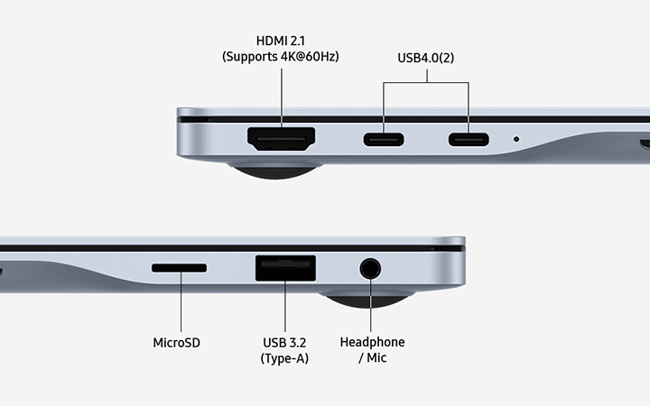 Galaxy Book4 Edge -kannettava tarjoaa kaikki tarvitsemasi liitännät
