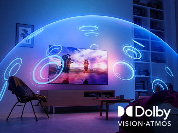 Philips TV - Dolby Vision ja Dolby Atmos - Elokuvatasoinen kuva ja ääni