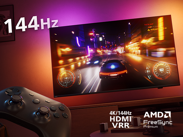 Philips TV - Pelaaminen Philips-televisiolla, jossa on 144 Hz, erittäin pieni tuloviive, VRR ja FreeSync