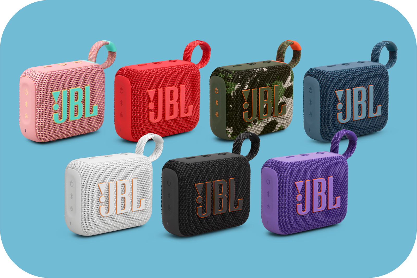 JBL - Kannettava kaiutin - Eloisat värivaihtoehdot
