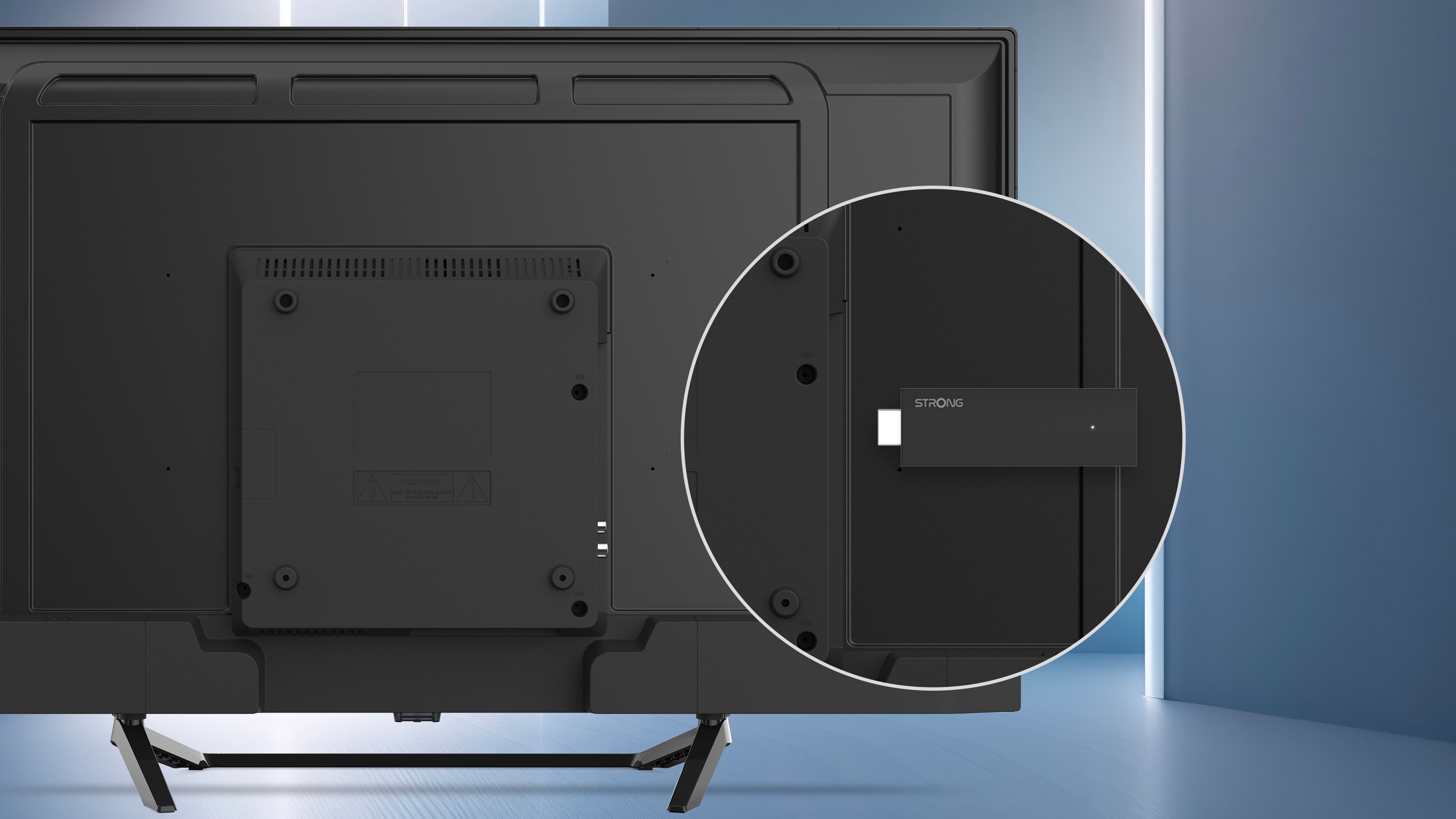 Strong SRT41 TV sekä laite on helppo liittää televisioon HDMI-portin kautta