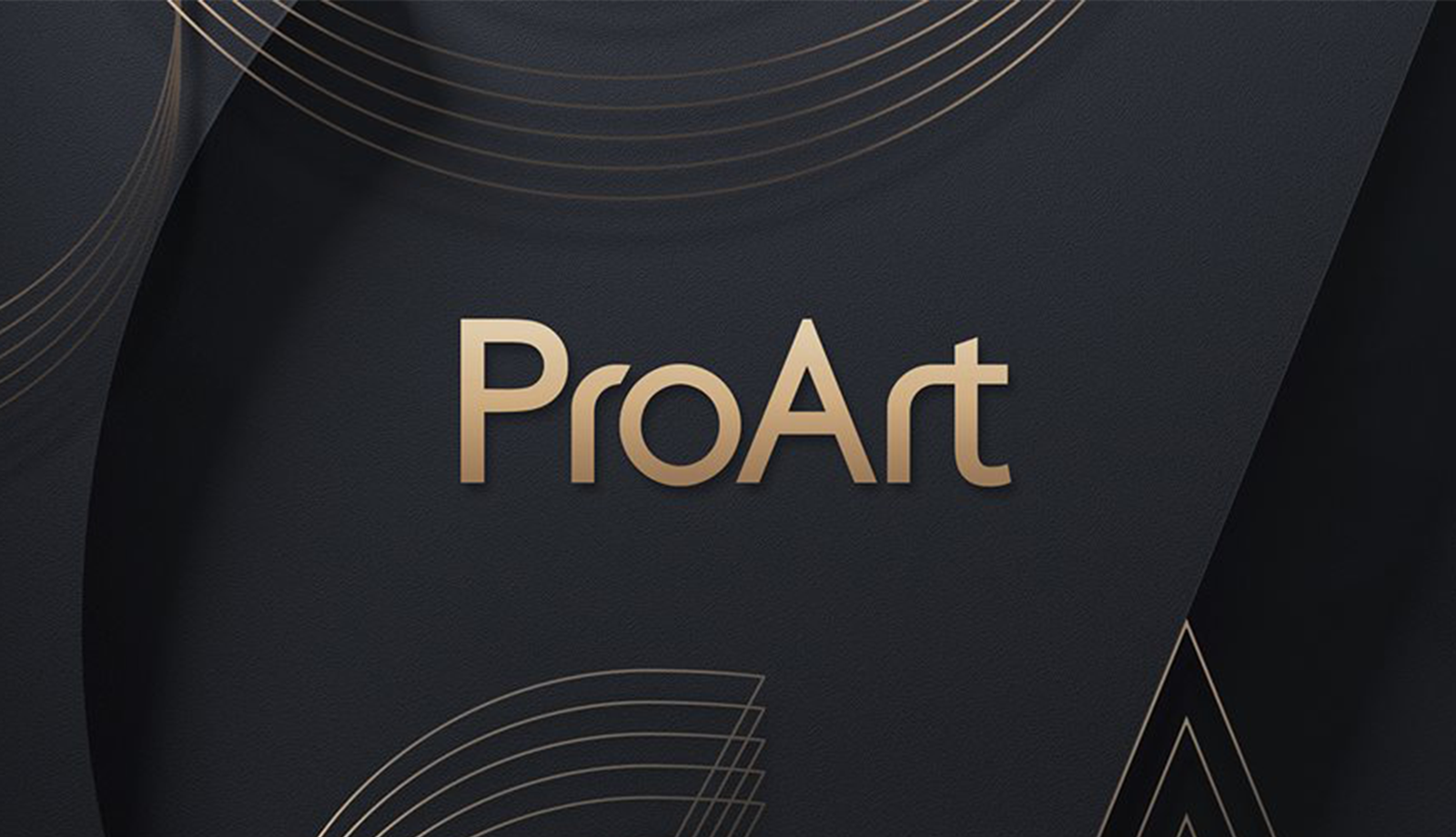 Asus ProArt-logo tummalla taustalla