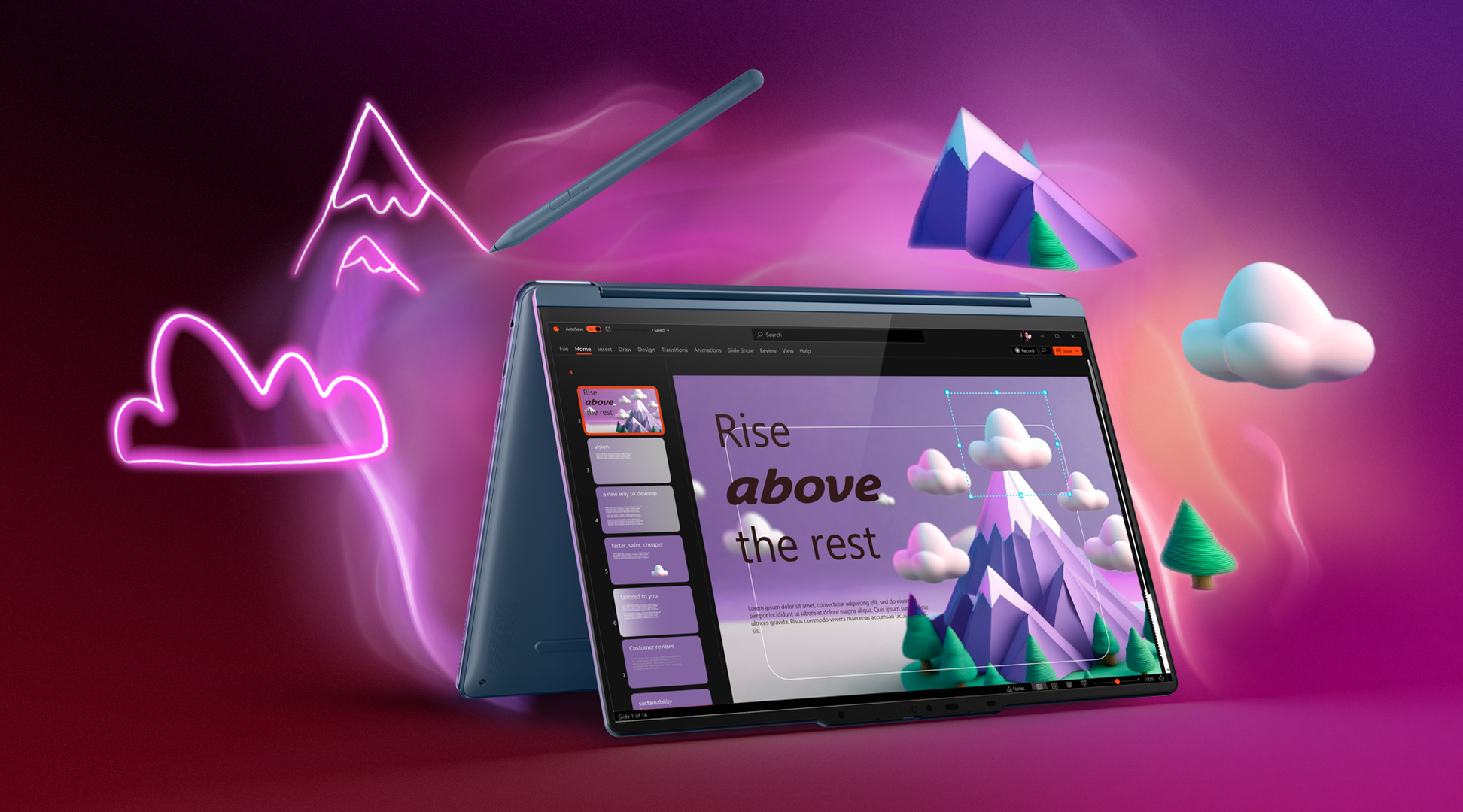 Lenovo Yoga 9i 2-in-1 Aura Edition – Seuraavan sukupolven suorituskykyä