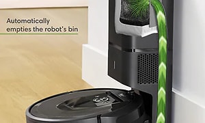 iRobot Roomba i7+ pölysäiliön automaattinen tyhjennys