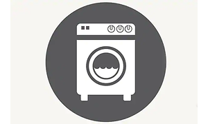 Pesukoneen puhdistuksen symboli - puhdistusohjelma (vaihe 3)