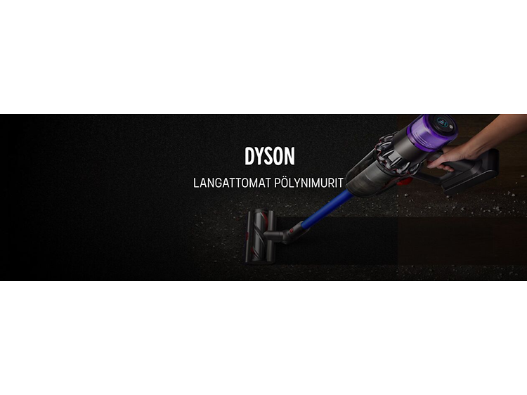 FI Dyson langattomat pölynimurit -banneri